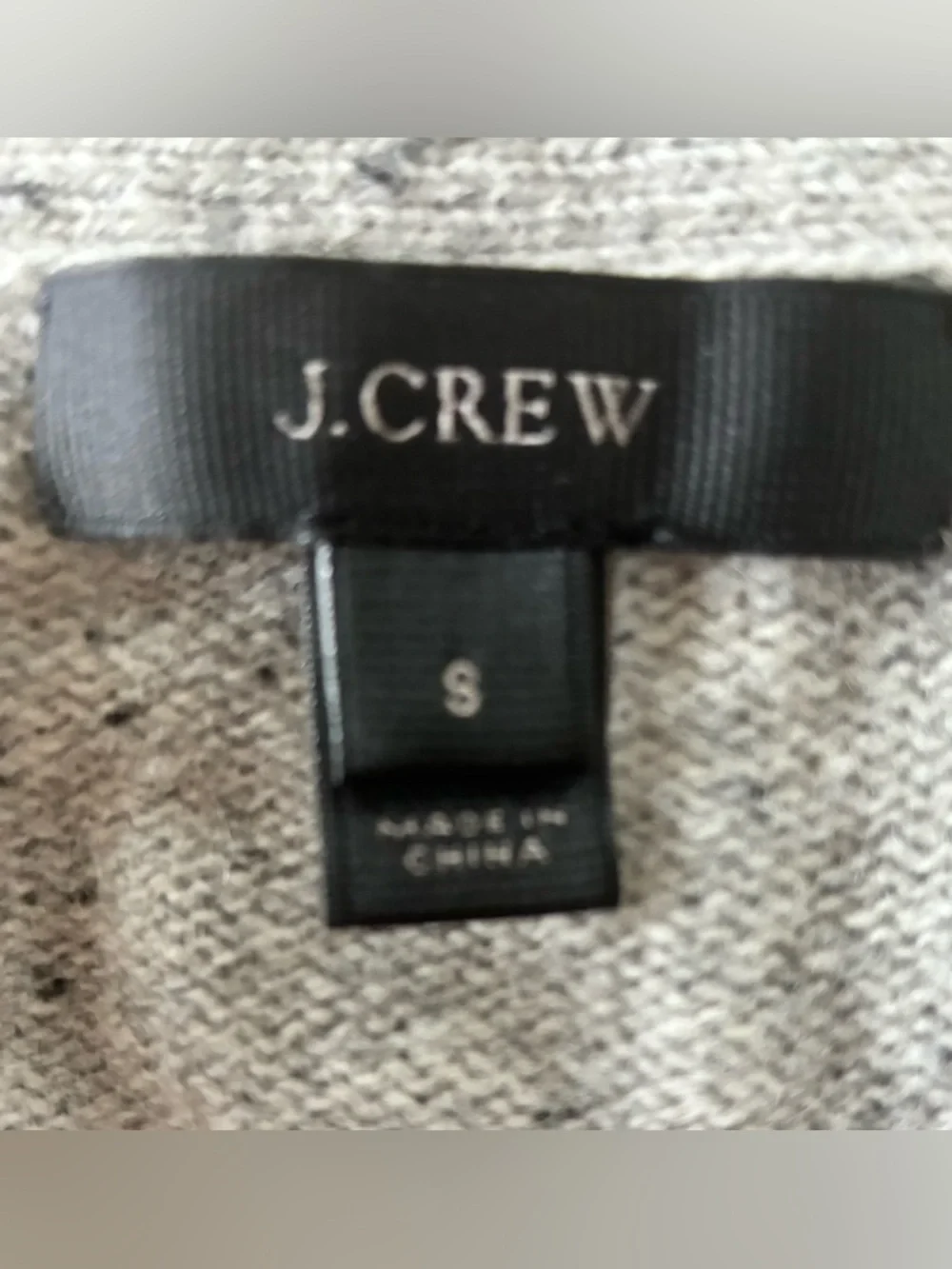 J Crew 100% Wool Grey Button Long Cardigan Size Small. Preppy classic
